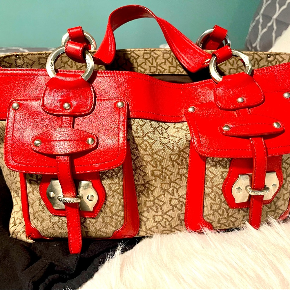 DKNY monogram signature bag